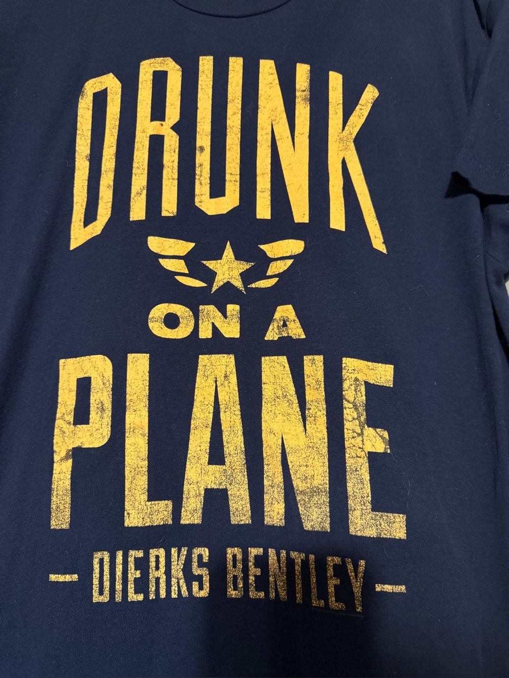 Dierks Bentley “drunk on a plane” Promo Tee, country music